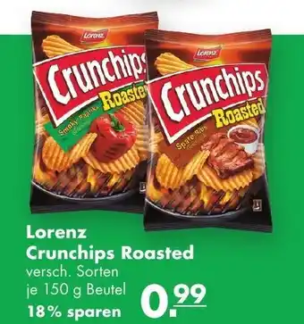 Handelshof Lorenz Crunchips Roasted 150g Beutel Angebot