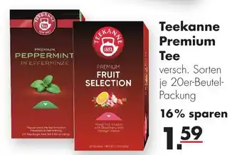 Handelshof Teekanne Premium Tee Angebot