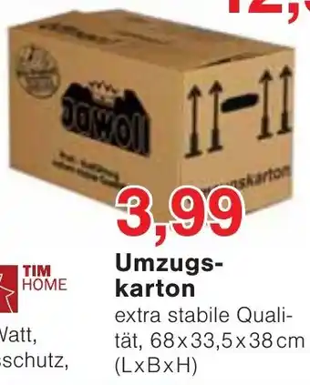 Wiglo Wunderland Umzugskarton Angebot