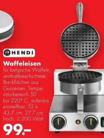 Handelshof Hendi Waffeleisen Angebot