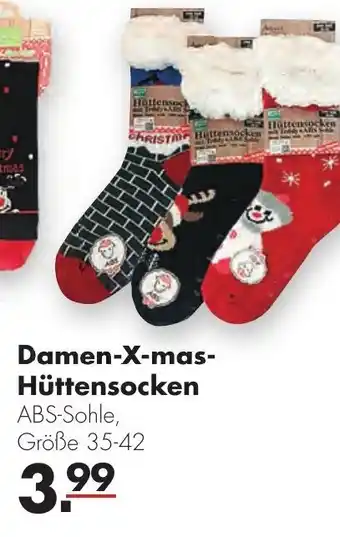 Handelshof Damen X-mas Hüttensocken Angebot