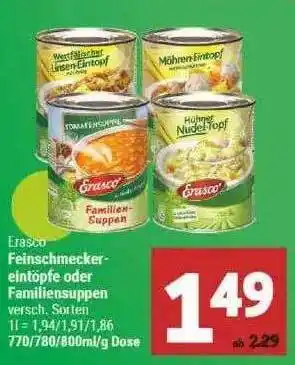 Marktkauf Feinschmecker-eintöpfe oder Familiensuppen Angebot