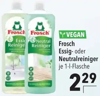 CITTI Markt Frosch Essig oder Neutralreiniger Angebot