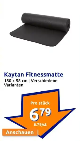 Action Kaytan fitnessmatte Angebot
