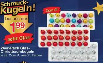 Jawoll 24er Pack Glas Christbaumkugeln Angebot