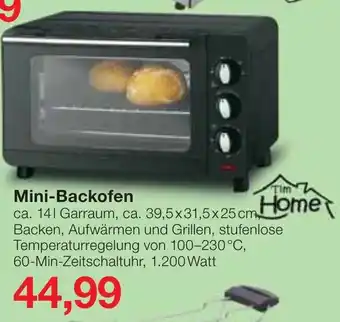 Jawoll Mini Backofen Angebot