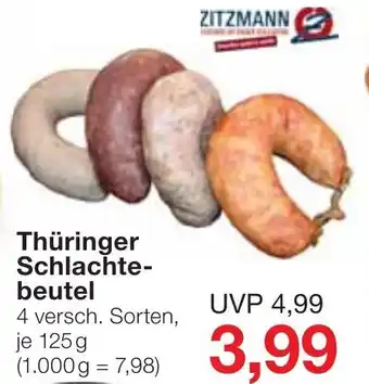 Jawoll Thüringer Schlachtebeutel 125g Angebot