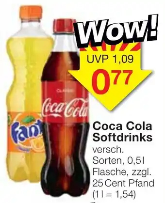 Jawoll Coca Cola Softdrinks 0,5L Angebot