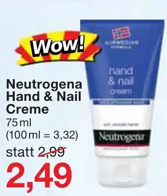 Jawoll Neutrogena Hand & Nail Creme 75ml Angebot