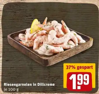 REWE Riesengarnelen in dillcreme Angebot