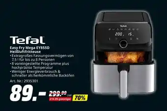 MediaMarkt Tefal easy fry mega ey855d heißluftfritteuse Angebot