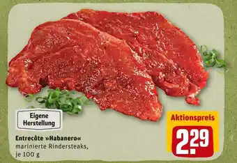 REWE Entrecôte »habanero« Angebot