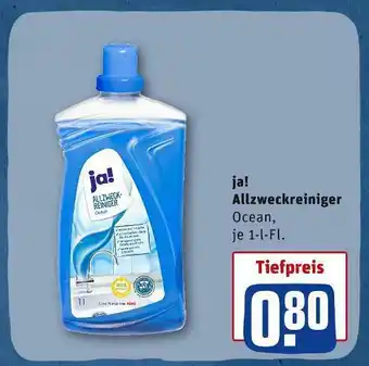 REWE Ja! allzweckreiniger Angebot