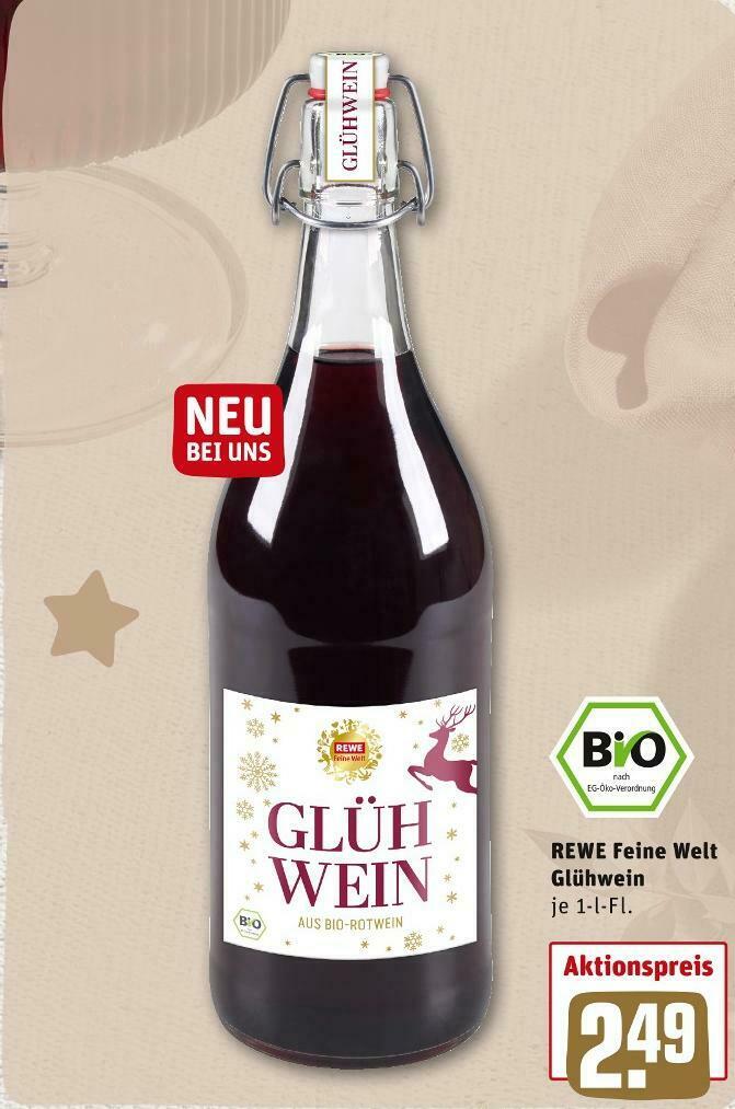Rewe feine welt glühwein Angebot bei REWE