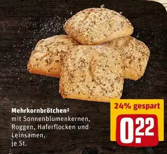 REWE Mehrkornbrötchen Angebot