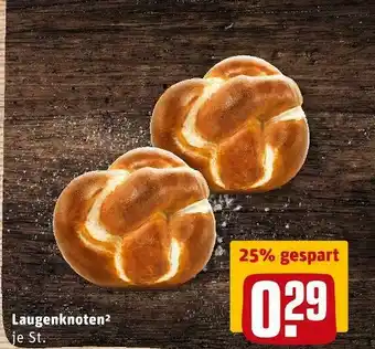 REWE Brot & mehr laugenknoten Angebot