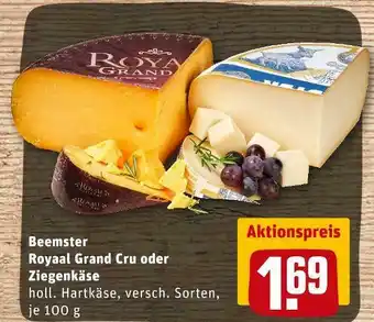 REWE Beemster royaal grand cru oder ziegenkäse Angebot