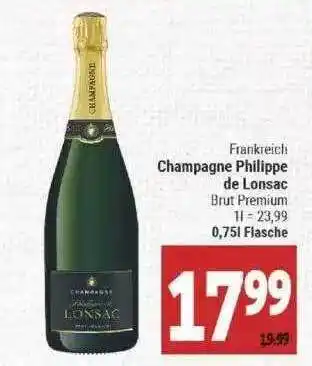 Marktkauf Champagne Philippe de Lonsac Angebot