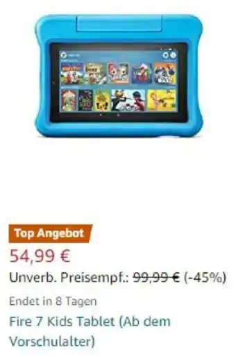 Amazon Fire 7 Kids Tablet Angebot