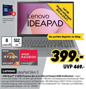 MEDIMAX Lenovo IdeaPad Slim 3 Angebot