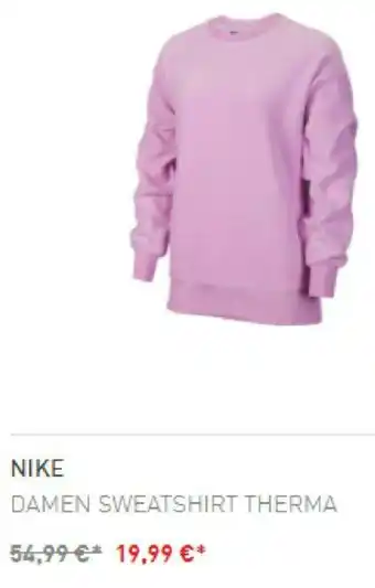 Intersport Nike Damen Sweatshirt Therma Angebot