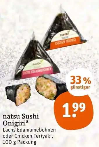 tegut Natsu Sushi Onigiri 100g Angebot