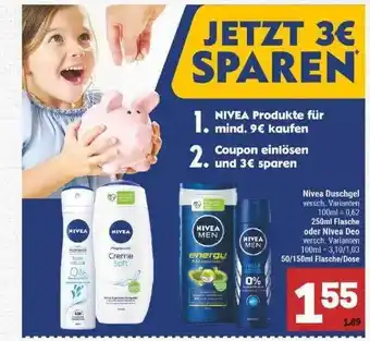 Marktkauf Nivea Duschgel Angebot