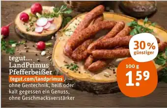 tegut Landprimus Pfefferbeißer 100g Angebot