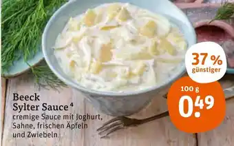 tegut Beeck Sylter Sauce 100g Angebot