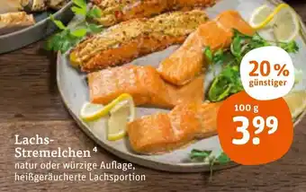 tegut Lachs Stremelchen 100g Angebot