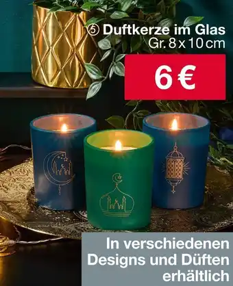 Woolworth Duftkerze im Glas Angebot