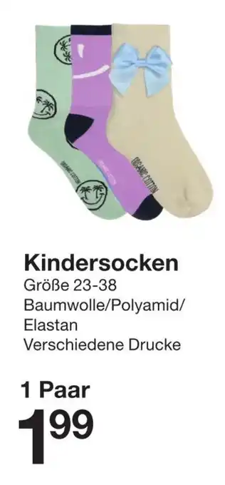 Zeeman Kindersocken Angebot