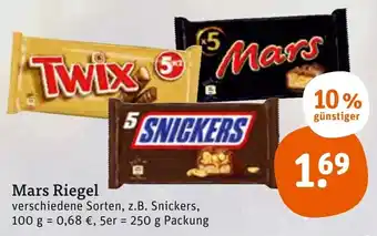 tegut Mars Riegel 250g Angebot