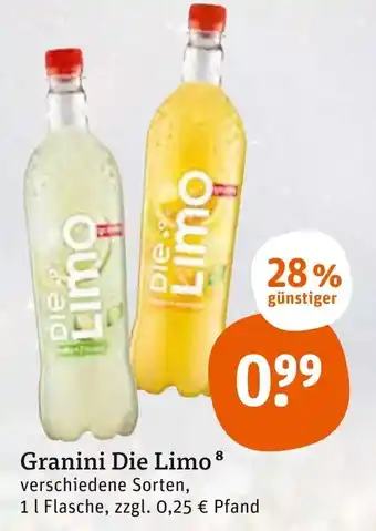 tegut Granini Die Limo 1L Angebot