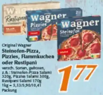 inkoop Original Wagner Steinofen-Pizza, Pizzies, Flammkuchen oder Rustipani Angebot