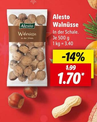 Lidl Alesto walnüsse Angebot