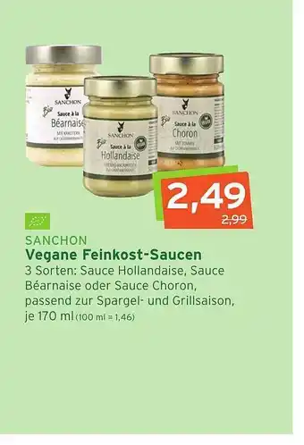 Naturgut Sanchon Vegane Feinkost Saucen 170ml Angebot