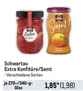 METRO Schwartau Extra Konfitüre/Samt Angebot