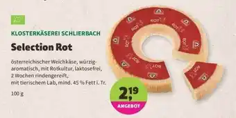 Denns BioMarkt Klosterkäserei Schlierbach Selection Rot 100g Angebot