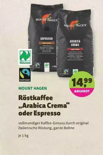 Denns BioMarkt Mount Hagen Röstkaffee „Arabica Crema” Oder Espresso Angebot