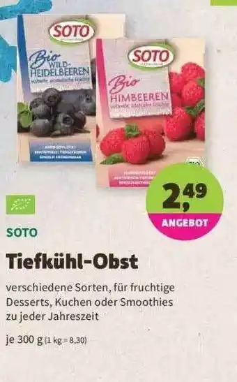 Denns BioMarkt Soto Tiefkühl-obst 300g Angebot