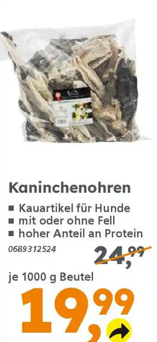 Globus Baumarkt Kaninchenohren Angebot