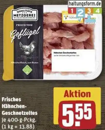 REWE Frisches Hähnchen Geschnetzeltes Angebot