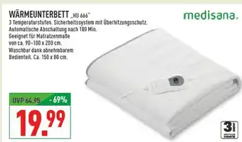 Marktkauf Medisana wärmeunterbett „hu 666“ Angebot