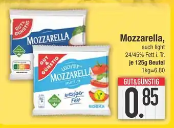 Edeka Gut & günstig mozzarella Angebot