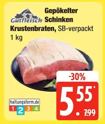 Edeka Gutfleisch gepökelter schinken krustenbraten Angebot