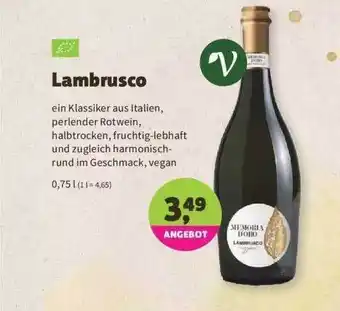 Denns BioMarkt Lambrusco 0,75L Angebot