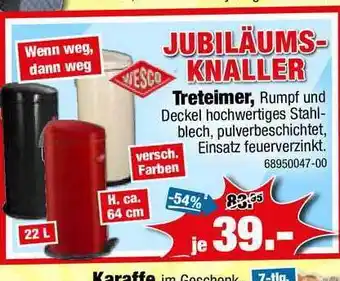 SB Lagerkauf Treteimer Angebot