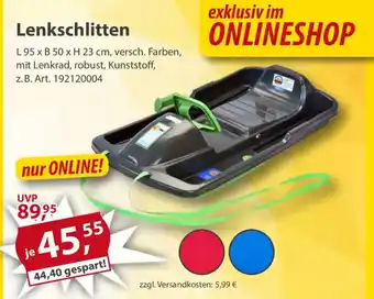 Sonderpreis Baumarkt Lenkschlitten Angebot