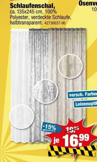 SB Lagerkauf Schlaufenschal Angebot